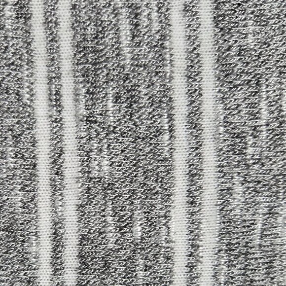 Saturday Sunday Anthropologie Gray White Stripe Ruana Open Front Poncho One Size - Picture 5 of 9